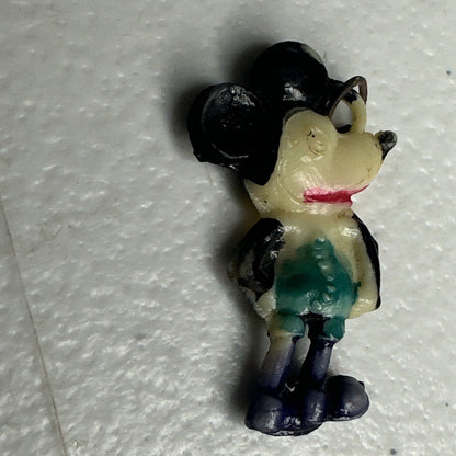 Rare 1930s Disney Antique Mickey Mouse Celluloid Charm - Vintage Collectible Treasure - TreasuTiques