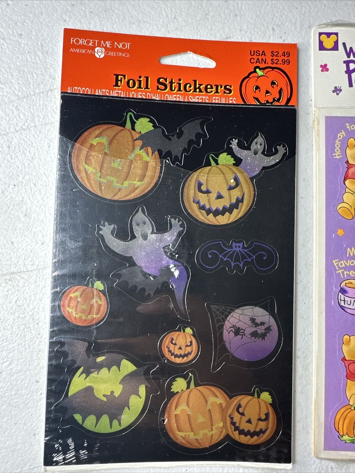 Complete Vintage Halloween Sticker Pack Lot – Disney, Mrs. Grossman's, Sealed & Opened Mixed Sheets - TreasuTiques