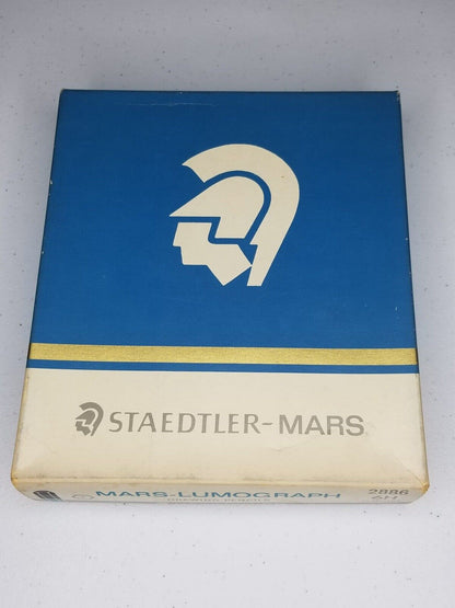 Vintage Staedtler Mars Lumograph Drawing Pencil Set - 6H & 5H in Original Display Case - TreasuTiques