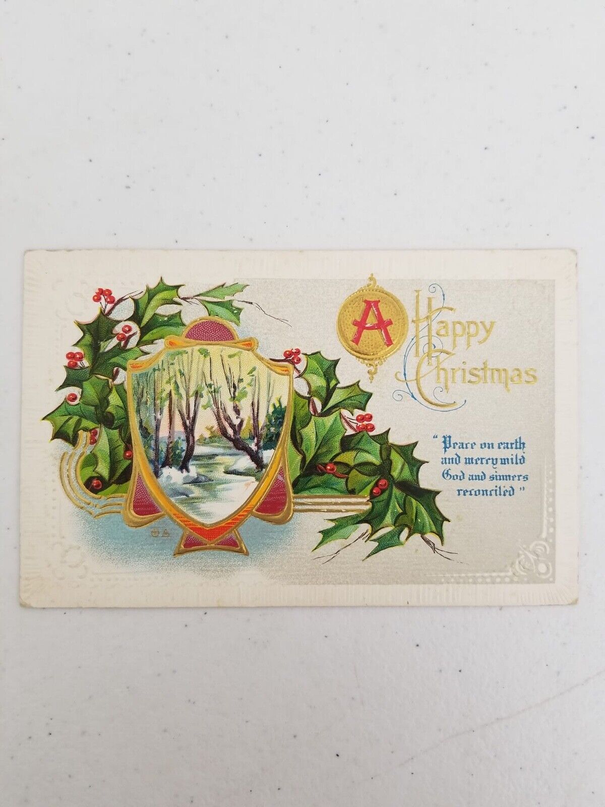 Charming Vintage Christmas Postcard Lot - 3 Early 1900s Holiday Greetings with Birds and Nature Scenes - TreasuTiques