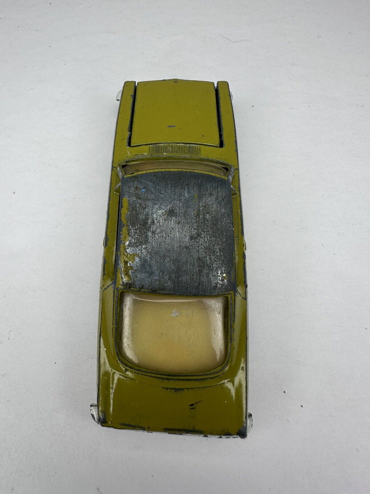 Rare Playart Diecast 1960s Hong Kong Plymouth Barracuda Formula S - Vintage Diecast Collectible with White Base - TreasuTiques