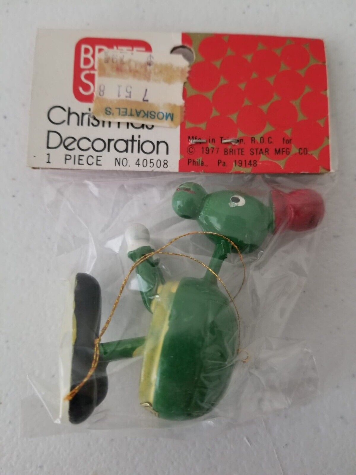 Vintage Sealed Christmas Elf Figurine Ornaments from Taiwan - Retro Holiday Decor Set - TreasuTiques