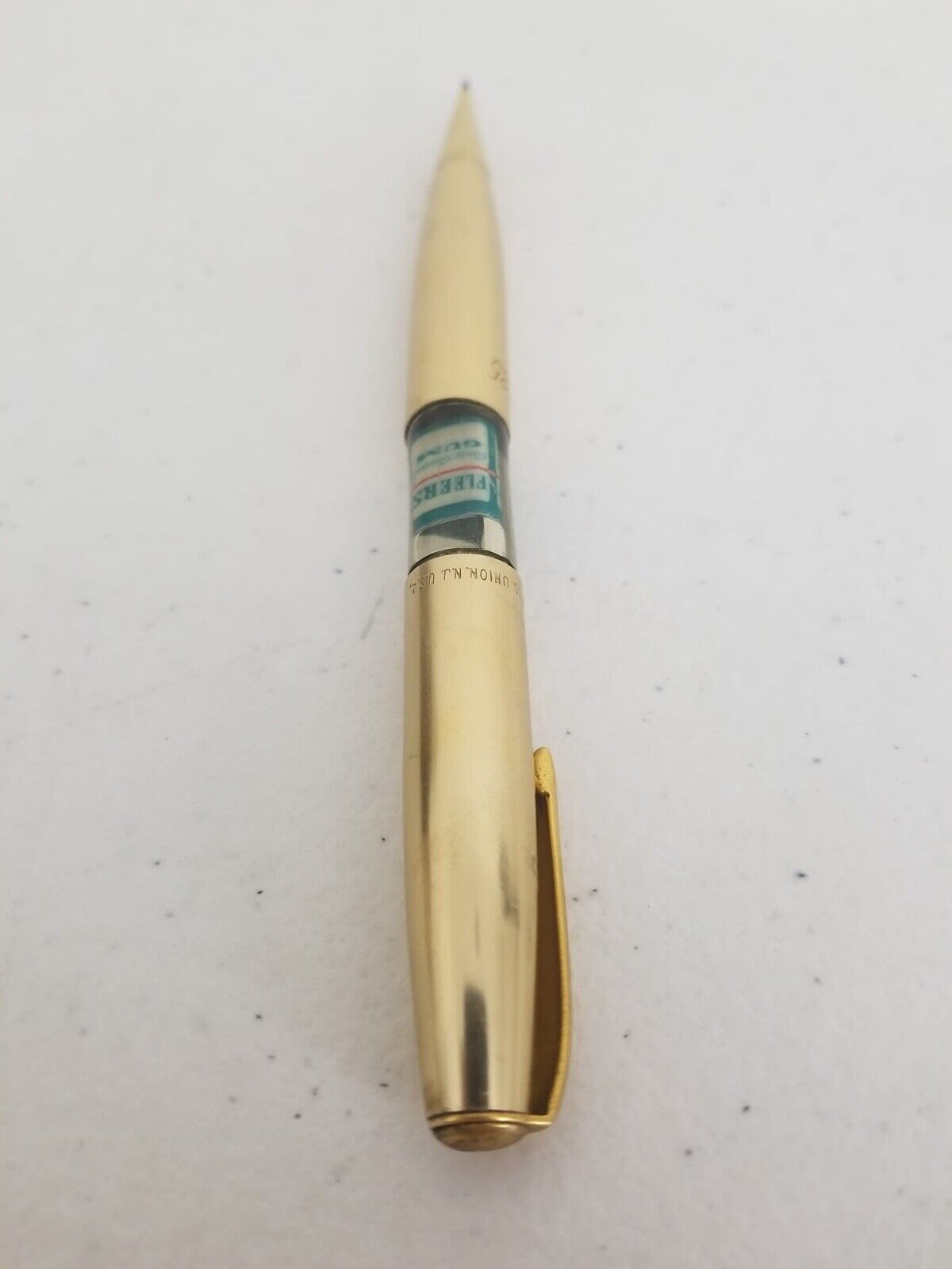 Rare Vintage Fleers Gum Advertising Floaty Pen - Mechanical Pencil - Ideal for Collectors and Office Enthusiasts - TreasuTiques