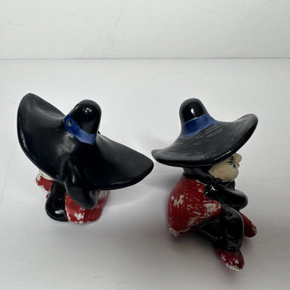 Rare Vintage 1960s Witches Salt & Pepper Shaker Set - Made in Occupied Japan - Halloween Decor - TreasuTiques