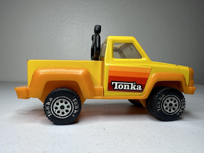 Vintage 1979 Tonka Pickup Truck 8" Metal & Plastic Toy Vehicle - Retro Original - TreasuTiques