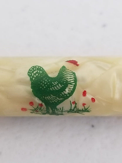 Vintage Ritepoint Mechanical Pencil - Collectible Ladd's Hatchery Chicken Advertising - TreasuTiques