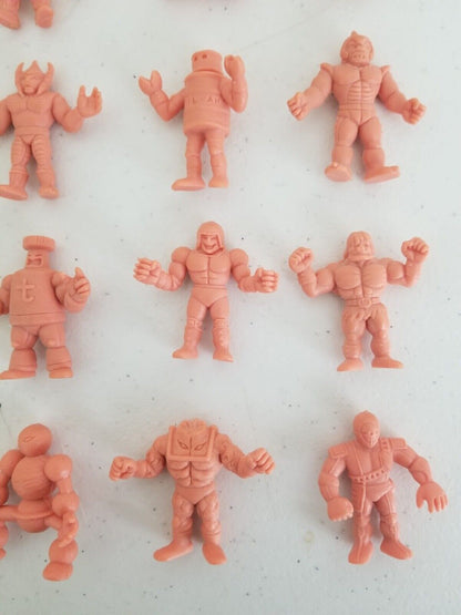 Vintage M.U.S.C.L.E. Men Action Figures Lot - Collectible Muscle Wrestlers Set - TreasuTiques