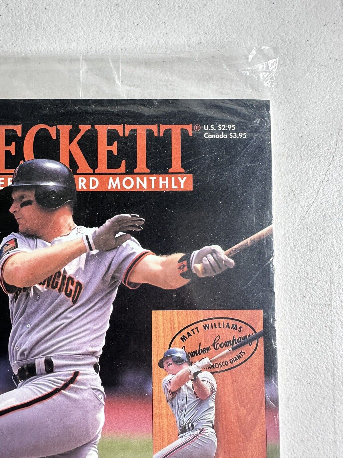 Sealed New 1994 Beckett Baseball Magazine Featuring Matt Williams - San Francisco Giants Issue No. 115 - Rare Vintage Collectible - TreasuTiques