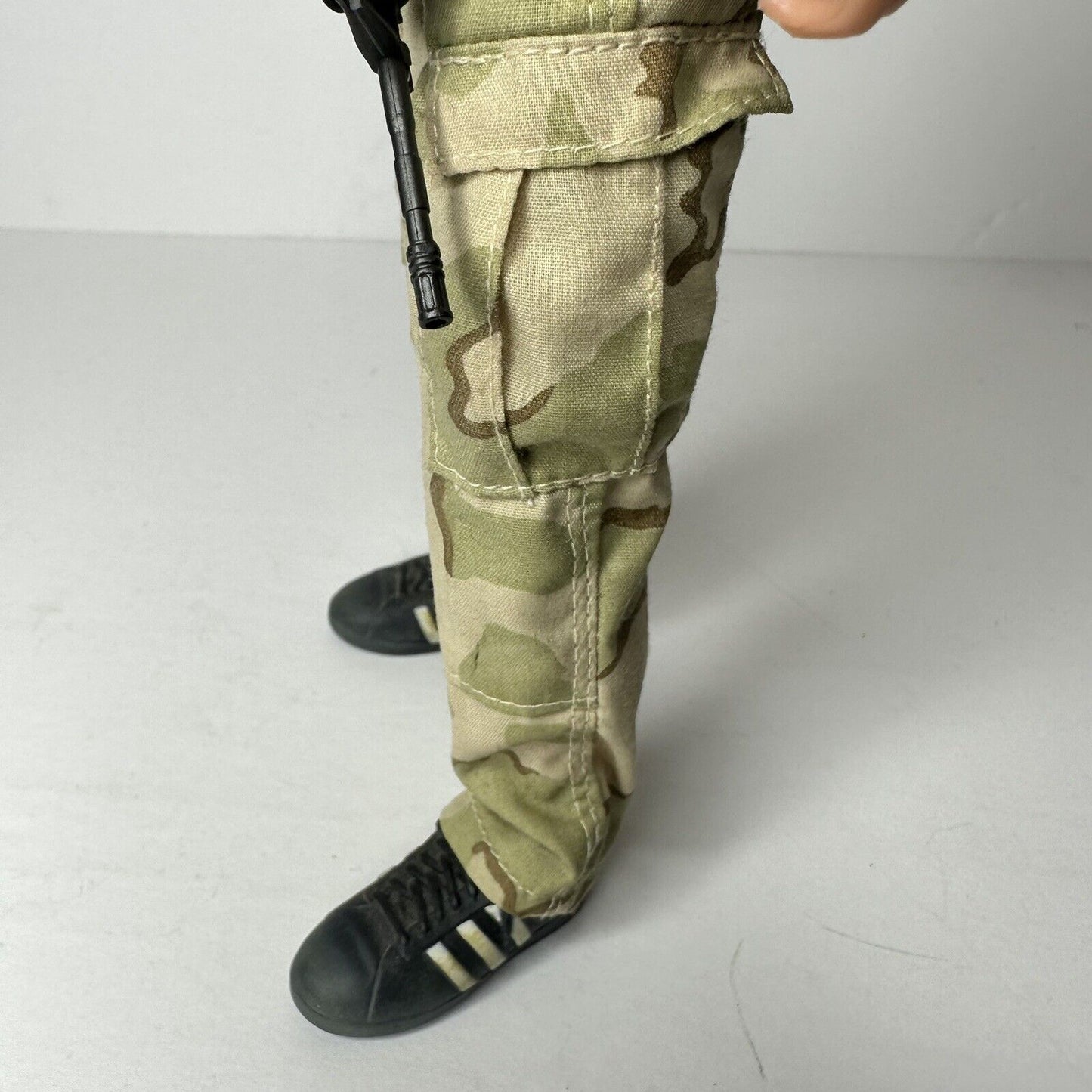 Authentic 1999 WWII Dragon Models 12" US Army Soldier Action Figure with Adidas Shoes - TreasuTiques