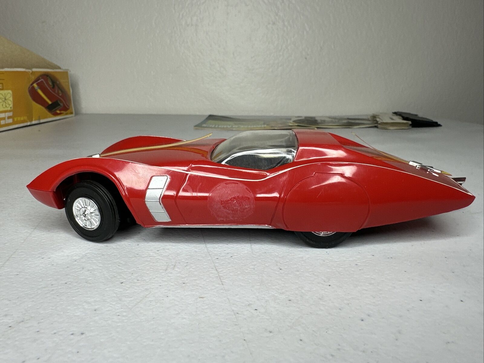 Vintage 1969 Hasbro Amaze-A-Matics Chevrolet AstroVette with Original Manuals - Rare Collectible Toy Car - TreasuTiques