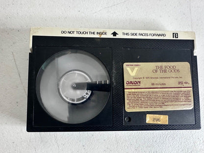 Vintage 1976 'The Food of The Gods' Betamax Tape - Classic H.G. Wells Sci-Fi Horror Film - Nostalgic Collectible - TreasuTiques