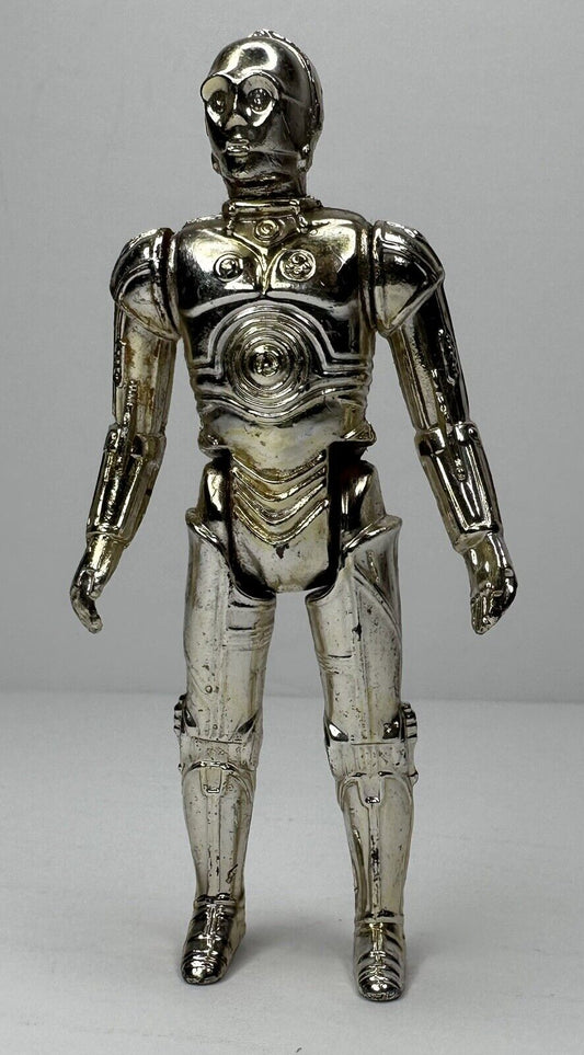 Vintage 1977 Kenner Star Wars C-3PO Action Figure - Original Hong Kong Variant - TreasuTiques