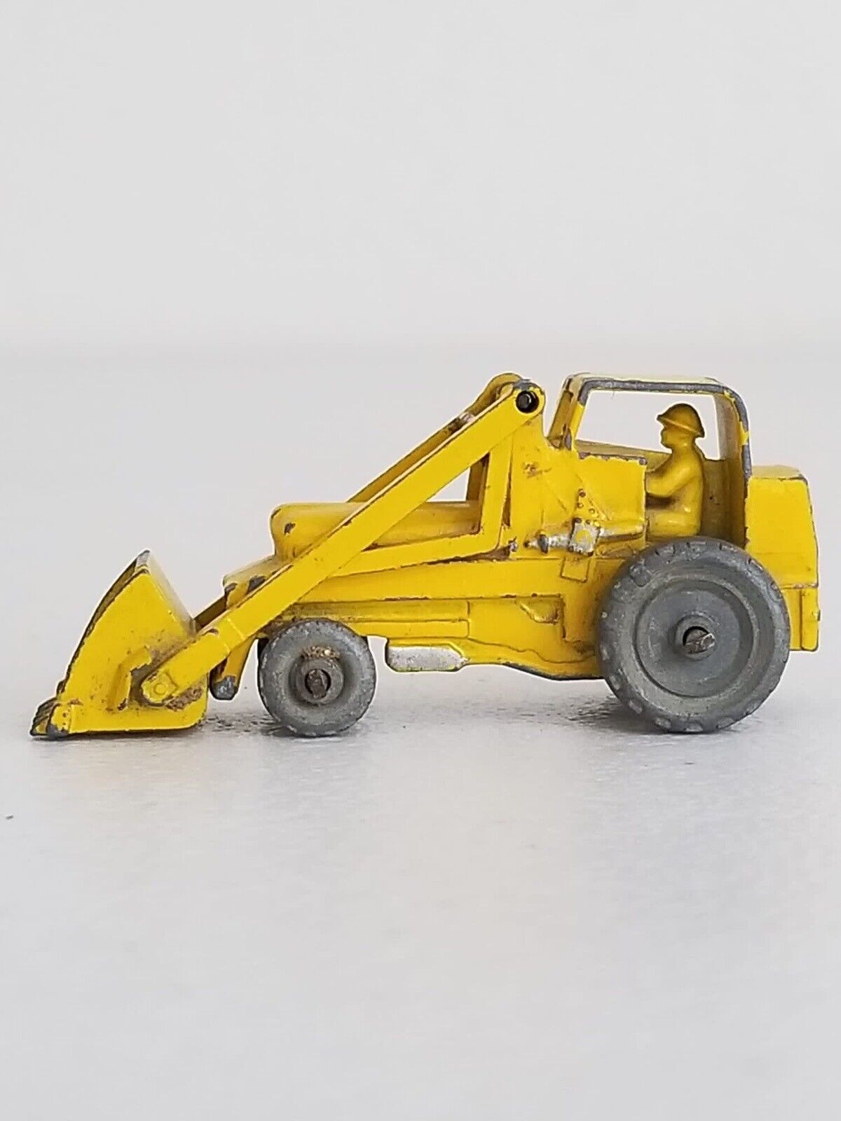 Vintage Lesney Matchbox No. 24 Weatherill Hydraulic Shovel Toy with Grey Tires - Made in England - TreasuTiques
