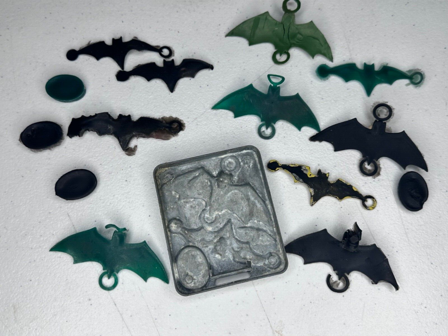 Rare 1965 Mattel Batman Creepy Crawlers Mold - Vintage Collectible Figures & Original Mold - TreasuTiques