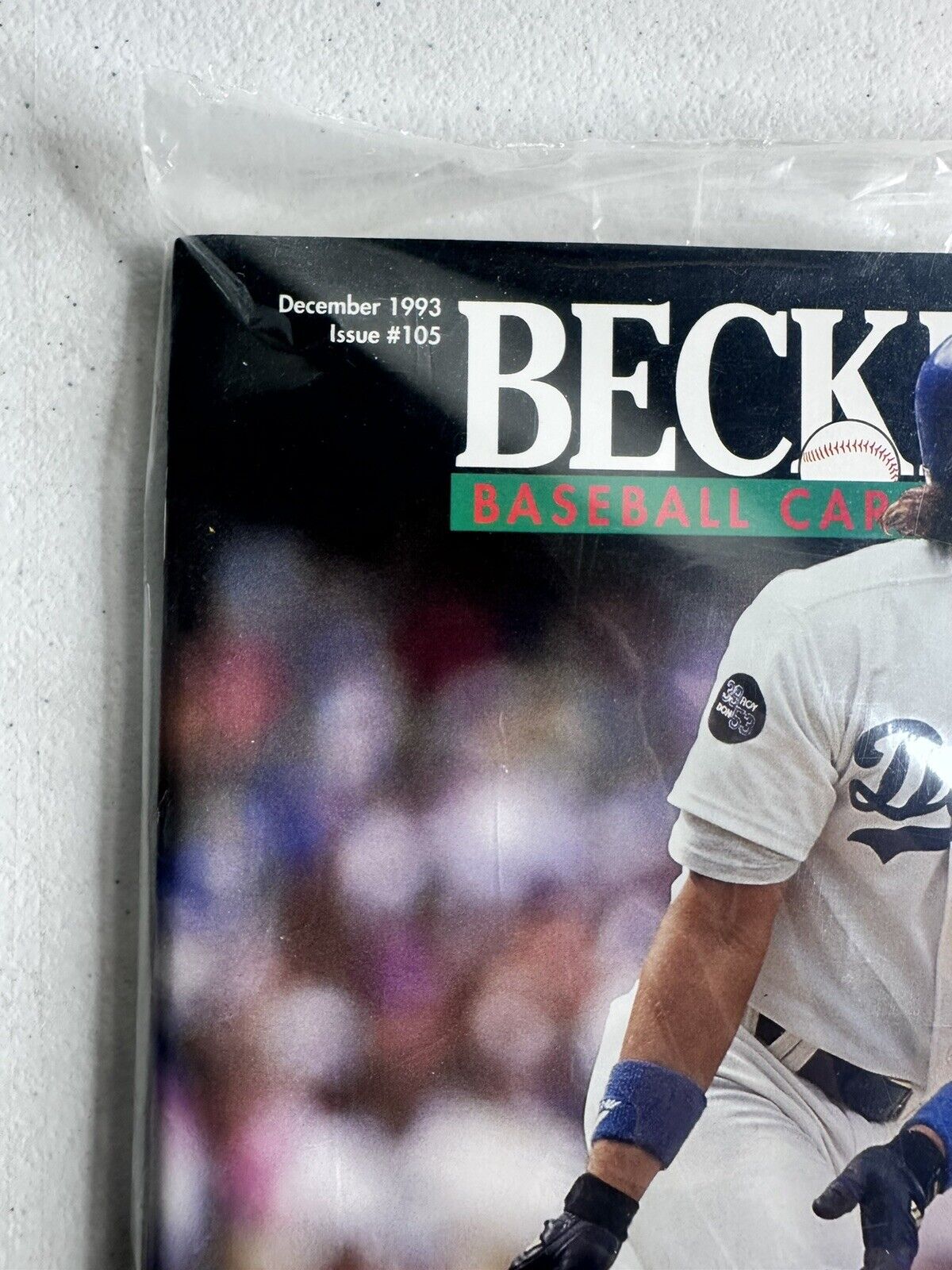 Sealed New Beckett Baseball Magazine - Mike Piazza December 1993 Dodgers Issue - Collectible Sports Memorabilia - TreasuTiques