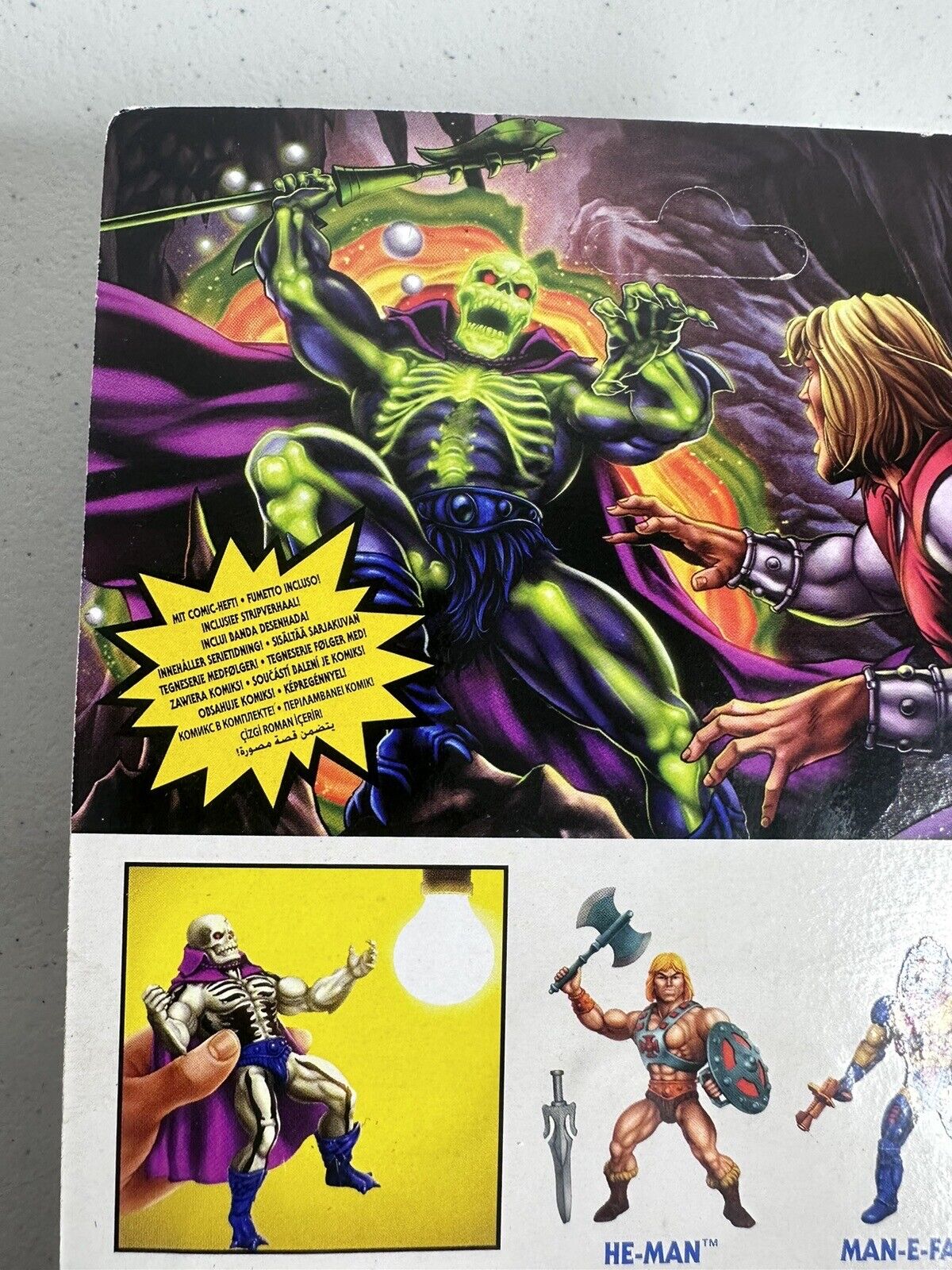 Masters of the Universe 2020 Scare Glow Origins - Rare Europe Variant Unpunched - TreasuTiques