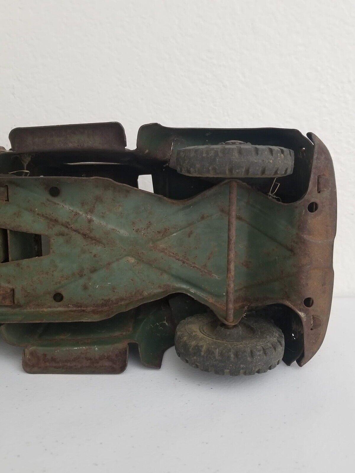 Vintage Buddy L Army Supply Corps Pressed Steel Truck - Rare Military Collectible - TreasuTiques