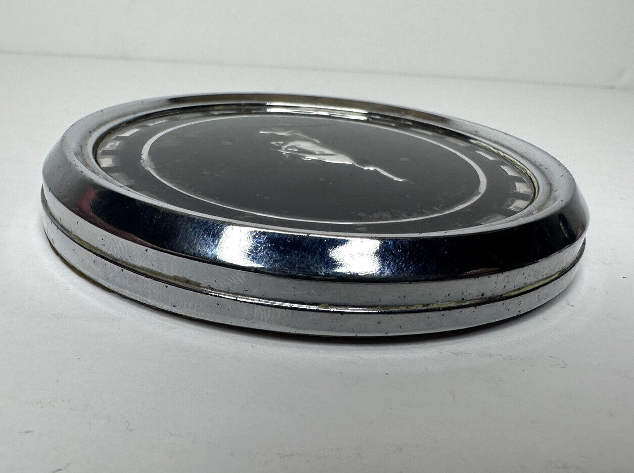 Original 1969 Mustang Mach 1 Chrome Roof Emblem - Perfect for Restoration Projects - TreasuTiques