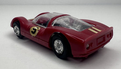 Rare Vintage Lindberg Line No. 1 Porsche Carrera HO 1/64 Scale Model Kit Car - Red Collectible - TreasuTiques