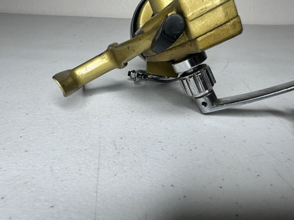 Rare Olympic Spark 3120 Vintage Gold Spinning Fishing Reel - Made in Korea - TreasuTiques