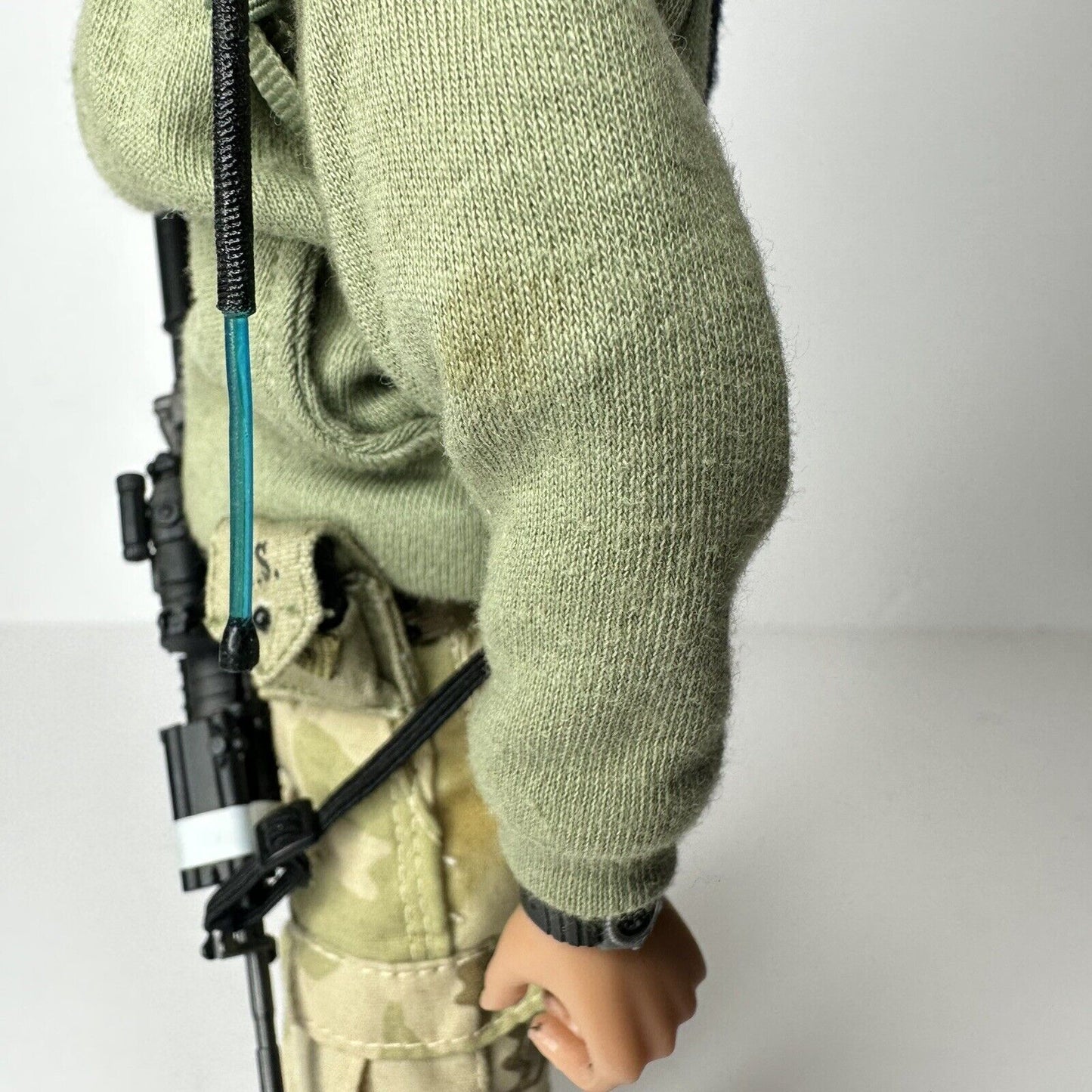 Authentic 1999 WWII Dragon Models 12" US Army Soldier Action Figure with Adidas Shoes - TreasuTiques