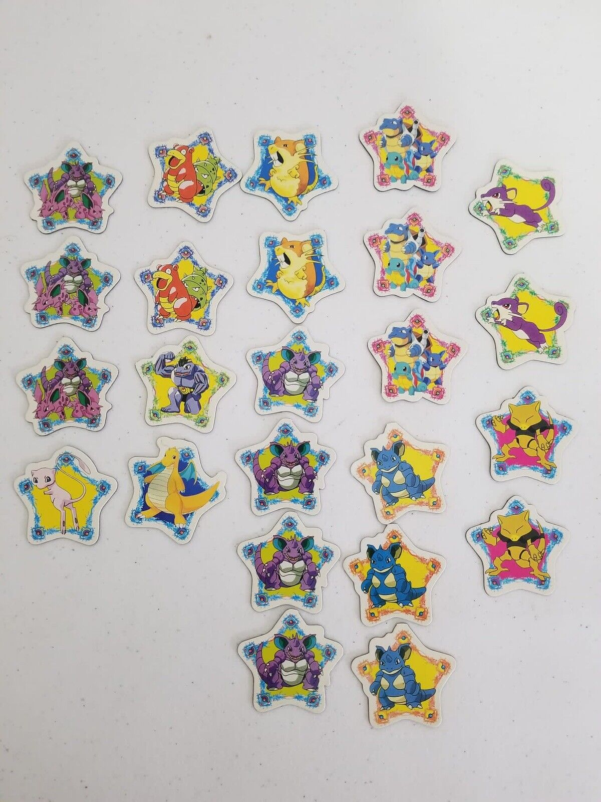 Rare Vintage 1990s Pokemon Magnets - First Generation Collectibles – Set of 24 Featuring Squirtle, Blastoise, and More – 2x2" - TreasuTiques