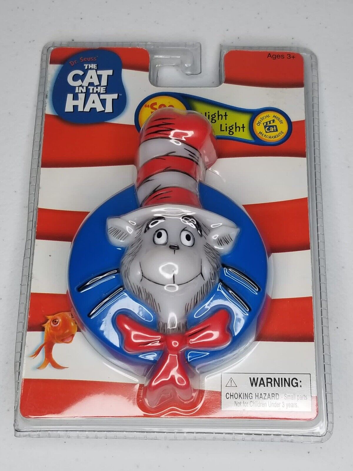 Vintage 2003 Dr. Seuss The Cat in the Hat Night Light & Watch Set - Rare Collectible - TreasuTiques