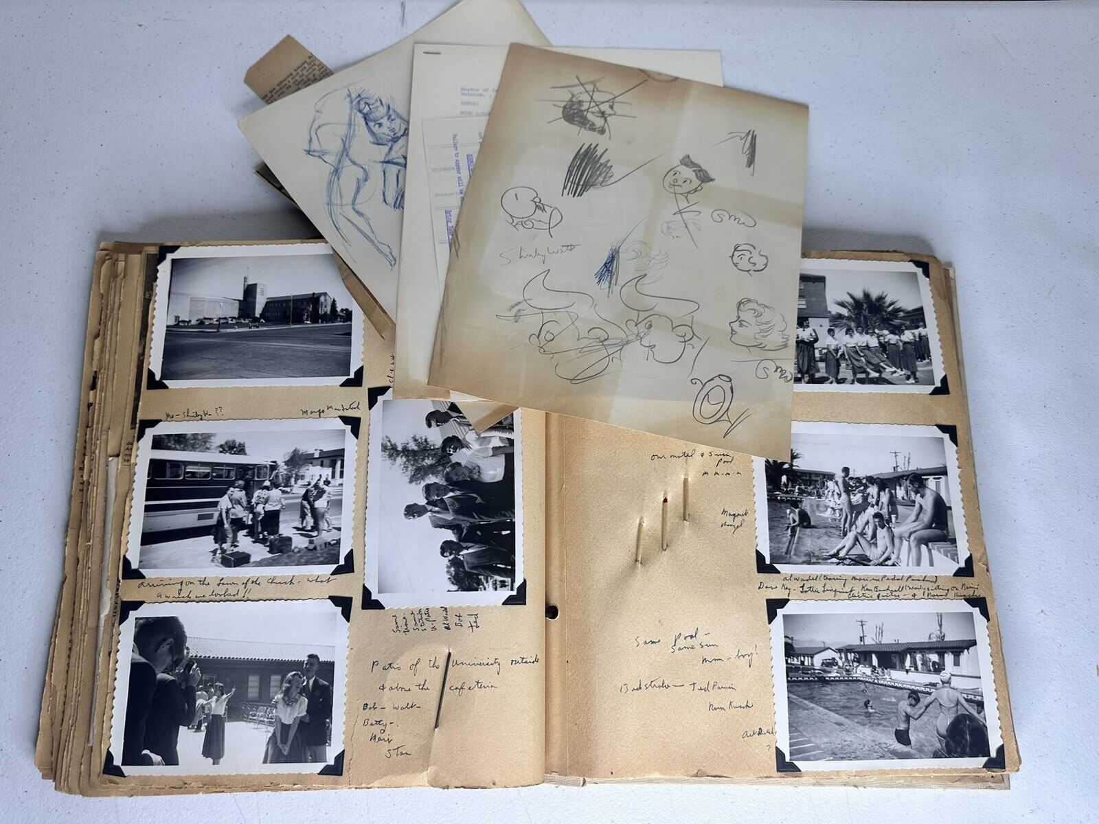 1952 Rose Bowl Memorabilia Scrapbook - Rare Vintage Historical Photos & Clippings Collection - TreasuTiques