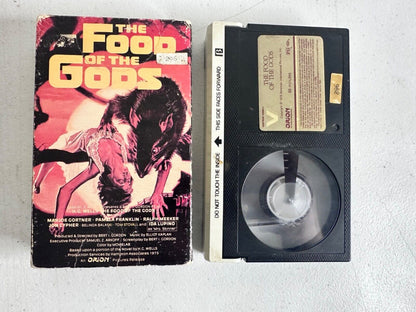 Vintage 1976 'The Food of The Gods' Betamax Tape - Classic H.G. Wells Sci-Fi Horror Film - Nostalgic Collectible - TreasuTiques