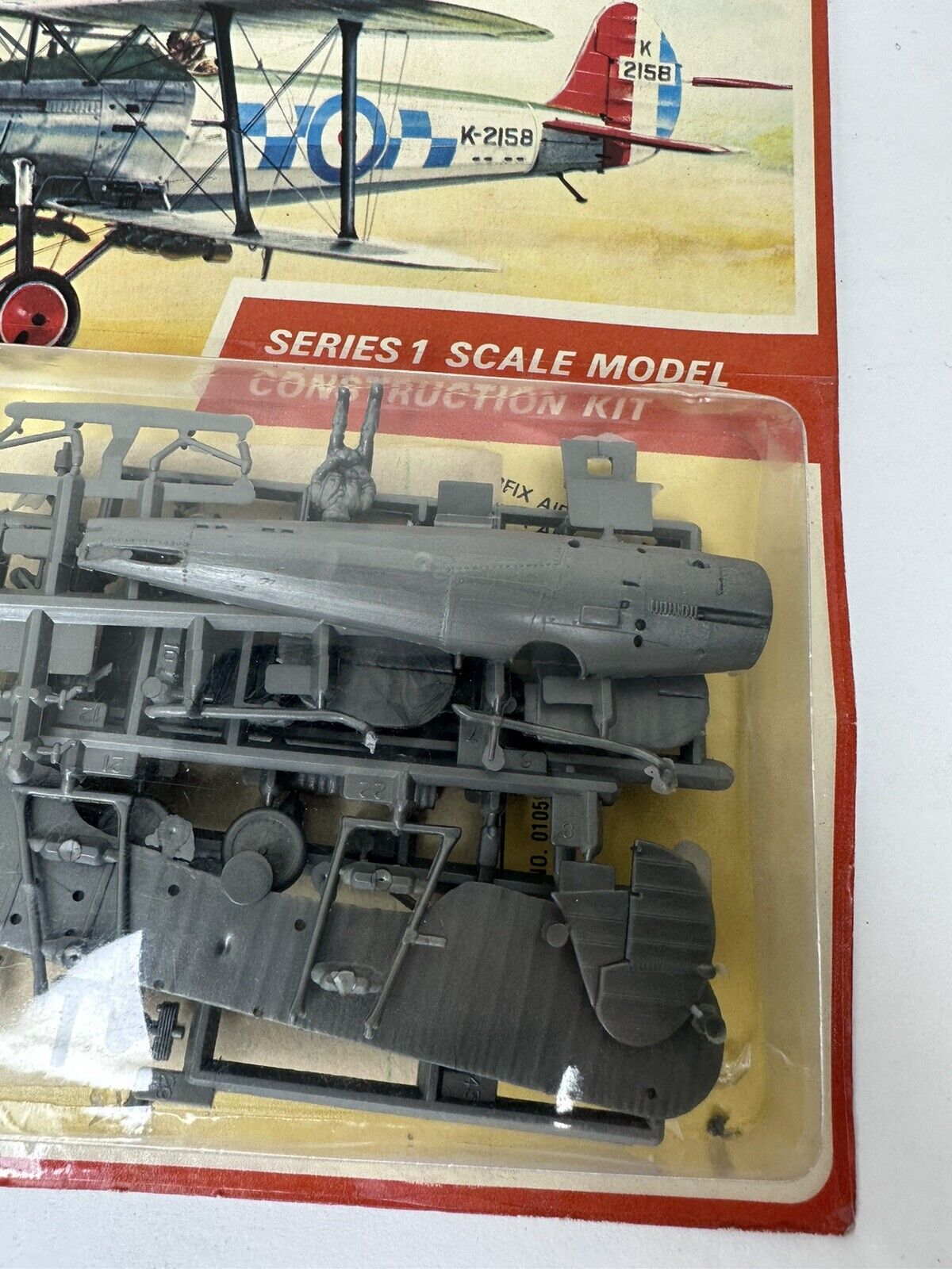 Vintage 1973 Airfix 1/72 Scale Bristol Bulldog Series 1 Model Kit - Sealed Collectible - TreasuTiques