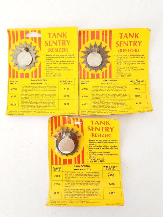 3-Pack Tank Sentry Resizer - Vintage Fuel System Repair Tool for Classic Cars #200 #216 - TreasuTiques