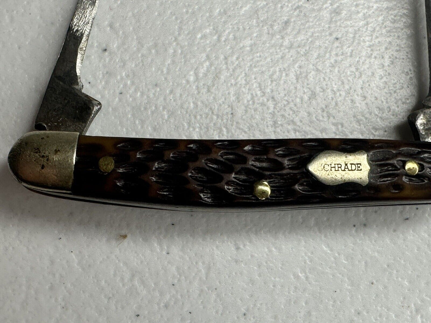 Vintage Schrade Walden #863 Whittler Stockman Pocket Knife - Classic 3-Blade Collectible USA - TreasuTiques