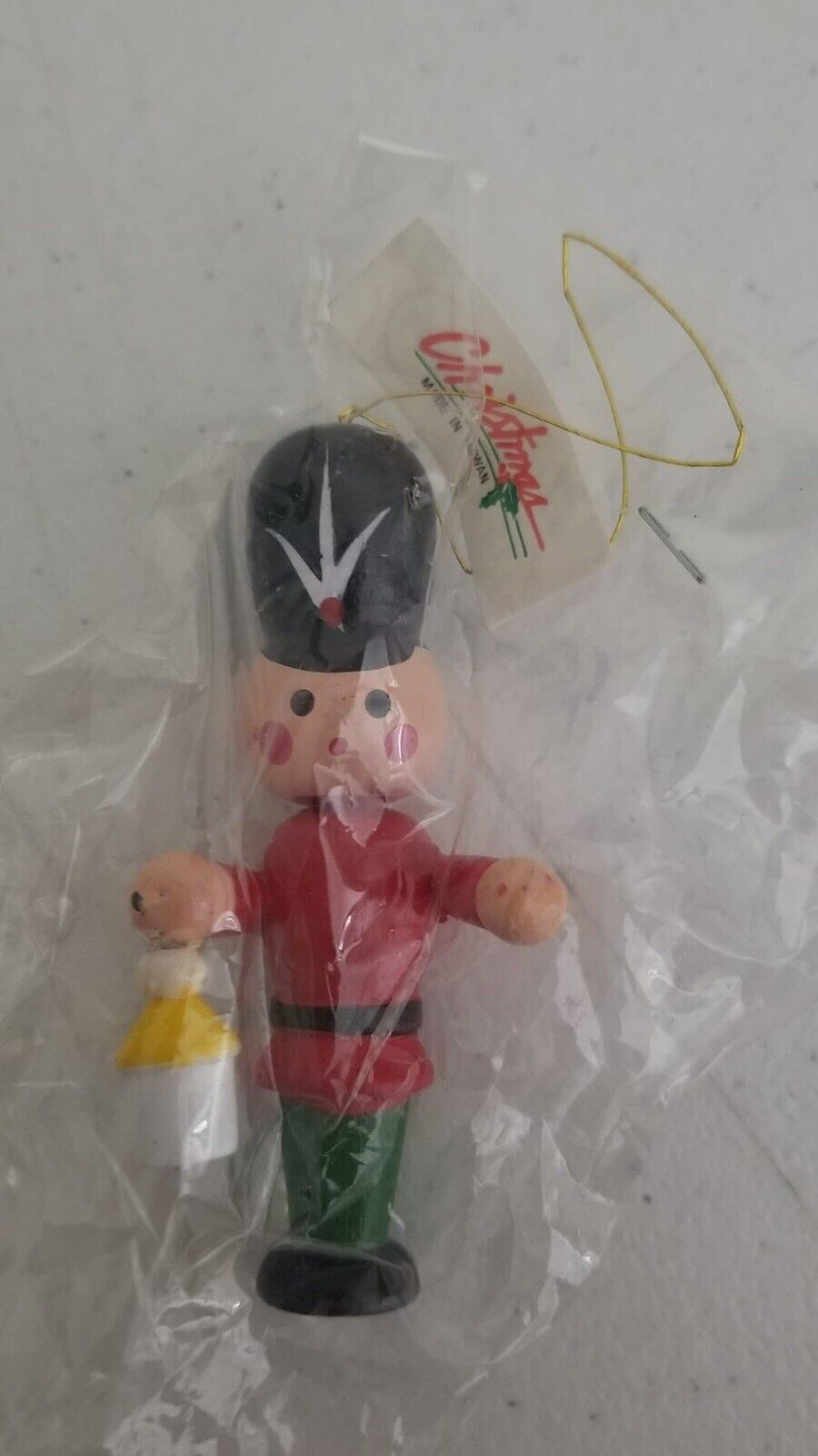 Vintage Hand-Painted Nutcracker Soldier Christmas Ornaments - Collectible Set of 3 from Taiwan - TreasuTiques