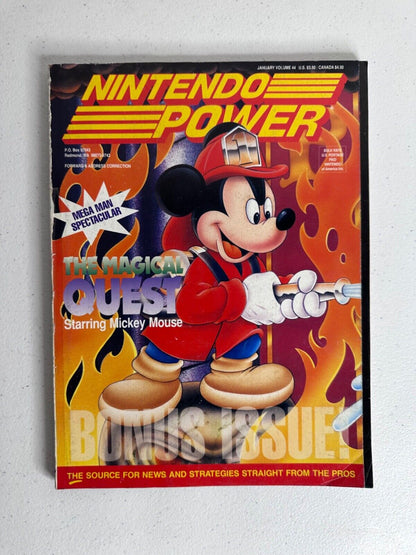 Rare Lot of 10 Vintage Nintendo Power Magazines - Volumes 36, 44-46, 48, 52, 54, 232-234 - Collectible Gaming History - TreasuTiques