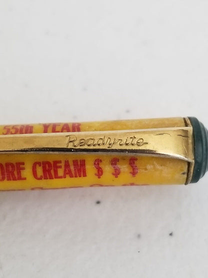 Collectible Vintage Readyrite Mechanical Pencil – Lakeville Creamery Advertising Promo - 55th Year Anniversary Edition - TreasuTiques
