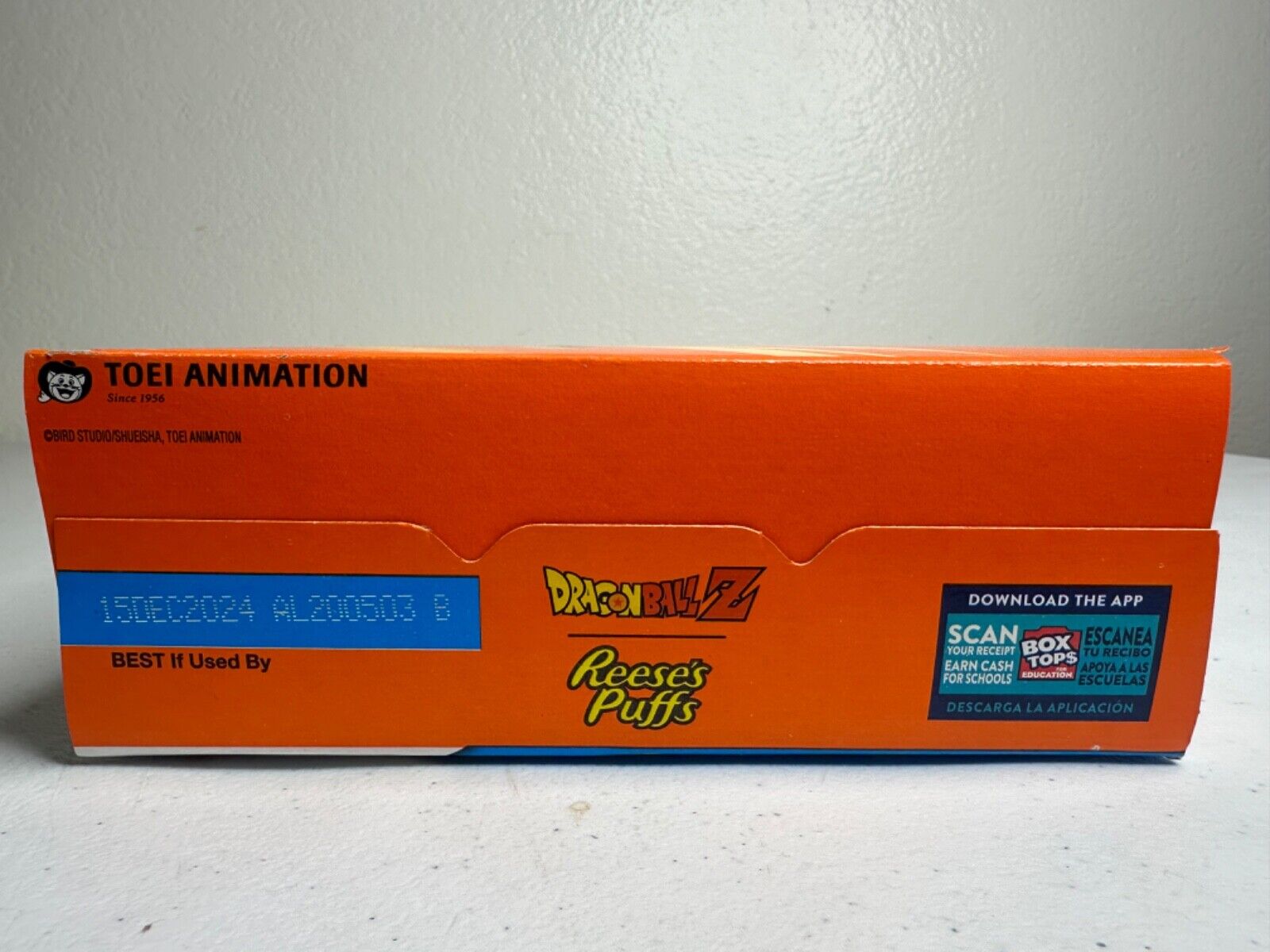 General Mills Reese's Puffs - Dragon Ball Z Limited Edition Collectible Cereal Box (Family Size) - TreasuTiques