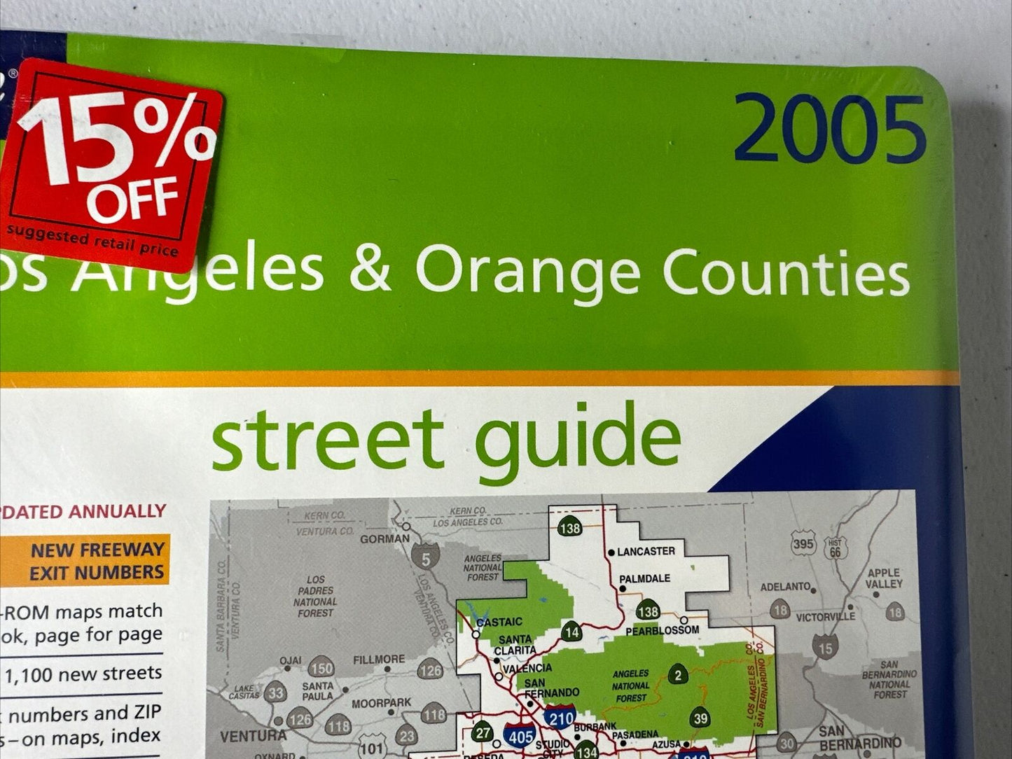 Thomas Guide 2005 Los Angeles & Orange County Street Atlas | New & Sealed Map Book - TreasuTiques