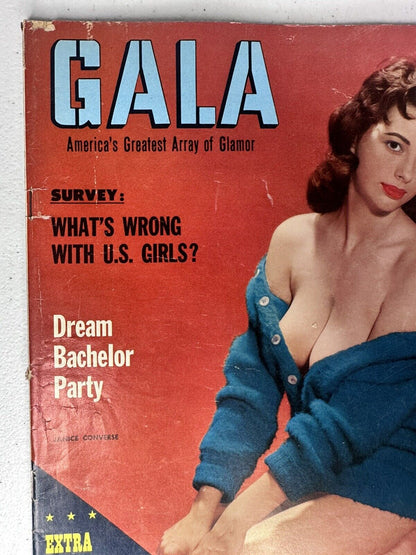 1961 GALA Men's Magazine - July Issue - Rare Vintage Glamour Collectible - TreasuTiques