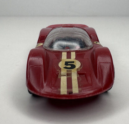 Rare Vintage Lindberg Line No. 1 Porsche Carrera HO 1/64 Scale Model Kit Car - Red Collectible - TreasuTiques