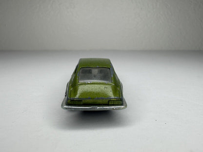 Vintage Playart Green Fiat Dino Car - Classic Collectible Die-Cast Model - TreasuTiques