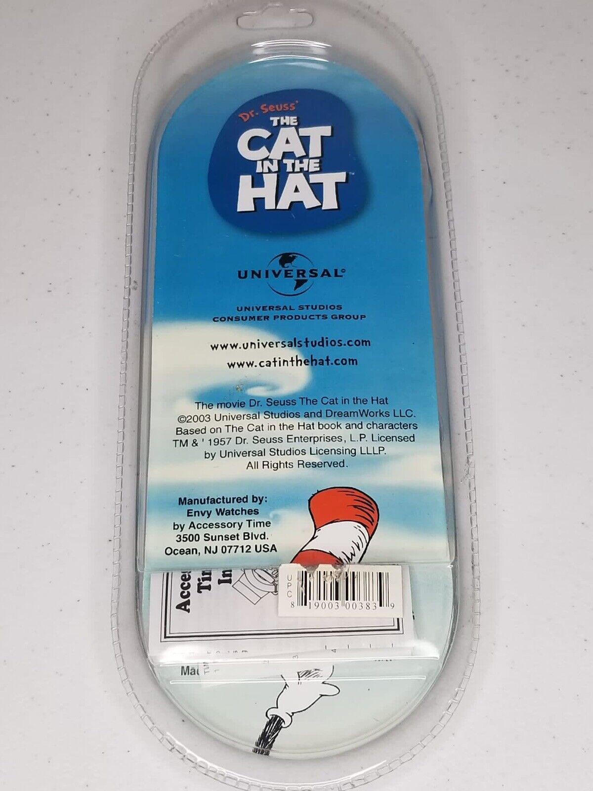 Vintage 2003 Dr. Seuss The Cat in the Hat Night Light & Watch Set - Rare Collectible - TreasuTiques