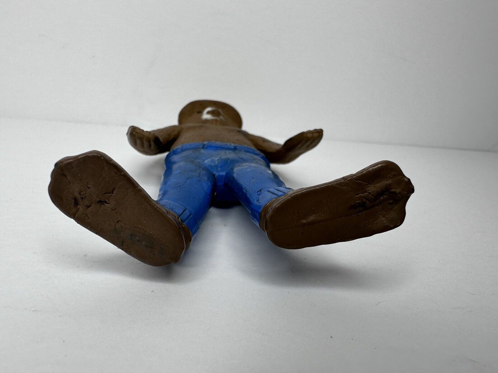 Authentic 1967 Vintage Smokey Bear Bendable Toy Doll - Rare Collectible 5.5" Figure - TreasuTiques