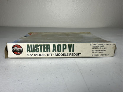 Vintage Airfix Auster AOP VI Model Kit 1/72 Scale - Complete Collectible for Model Enthusiasts - TreasuTiques