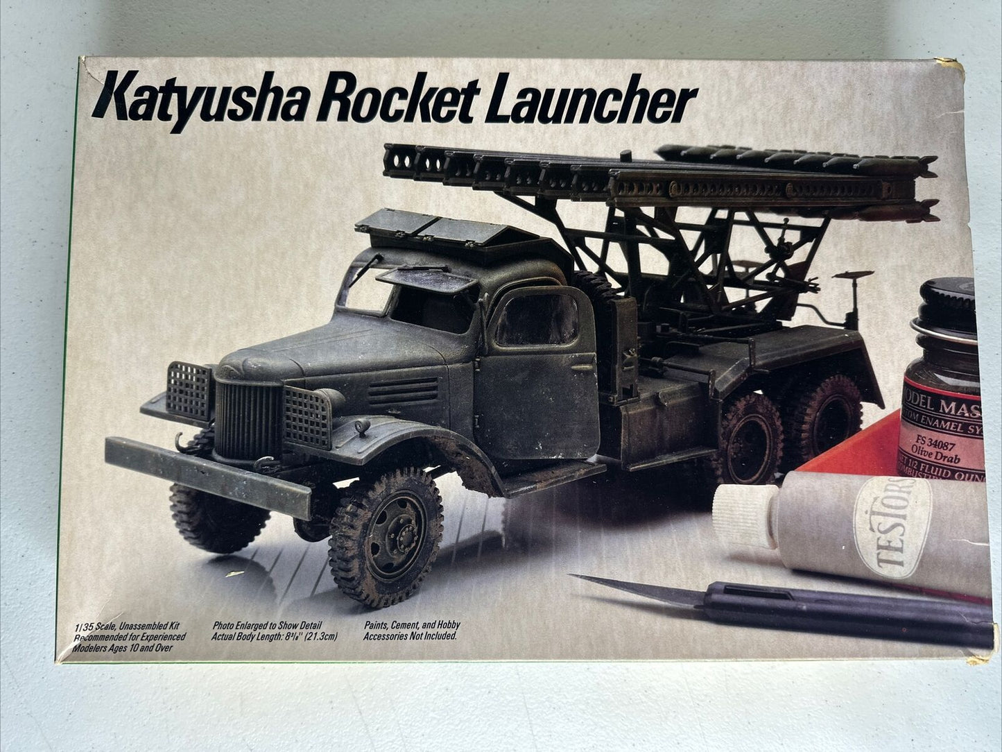 Vintage Testors Italeri Katyusha Rocket Launcher Model Kit - 1/35 Scale - Mint Condition - TreasuTiques