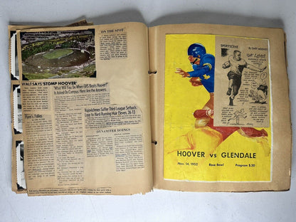 1952 Rose Bowl Memorabilia Scrapbook - Rare Vintage Historical Photos & Clippings Collection - TreasuTiques