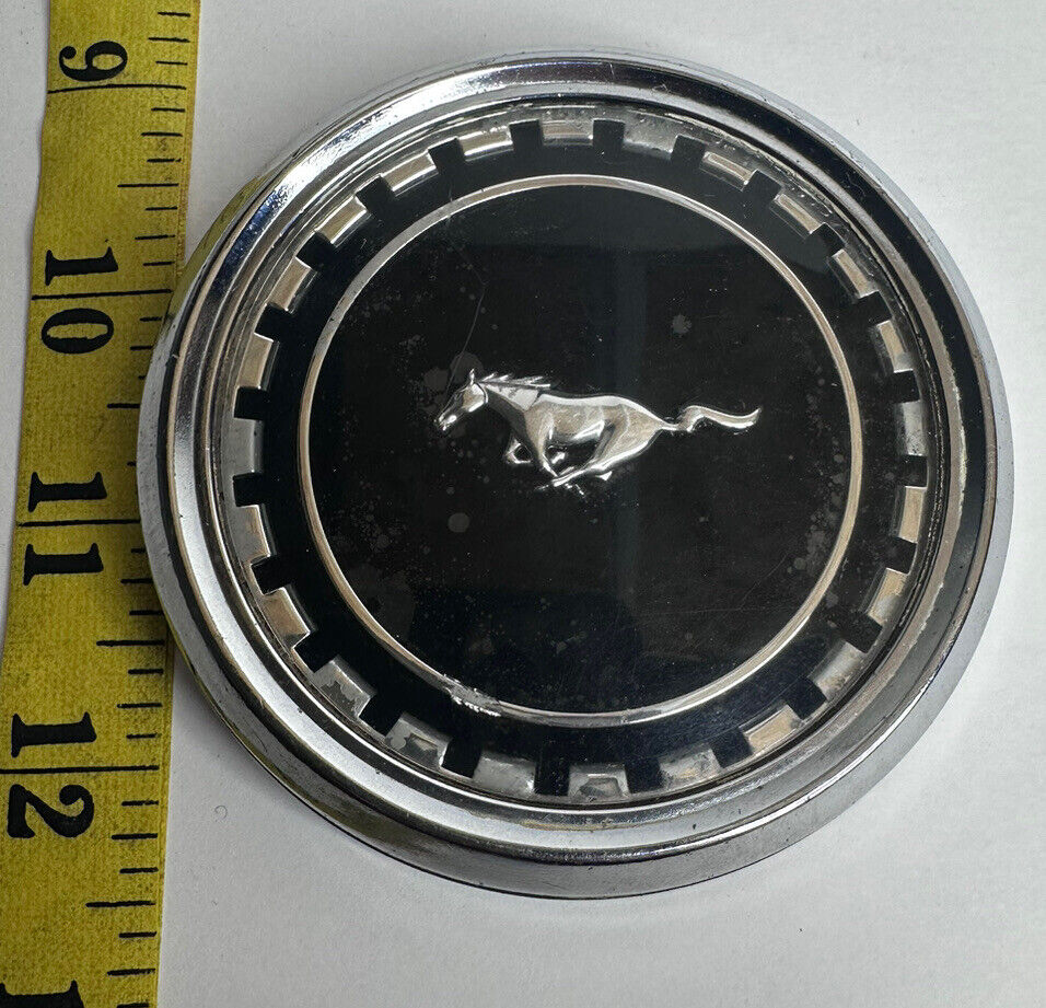 Original 1969 Mustang Mach 1 Chrome Roof Emblem - Perfect for Restoration Projects - TreasuTiques