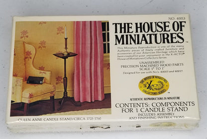 Rare 1977 House of Miniatures No. 40007 X-Acto Kit for 2 Early 1800's Side Chairs - Sealed Box - TreasuTiques