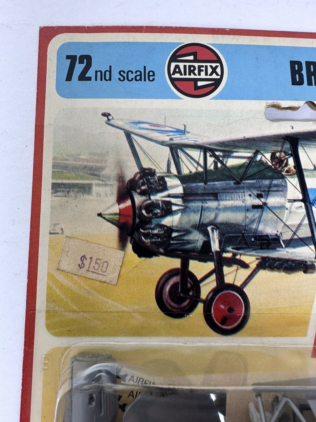 Vintage 1973 Airfix 1/72 Scale Bristol Bulldog Series 1 Model Kit - Sealed Collectible - TreasuTiques