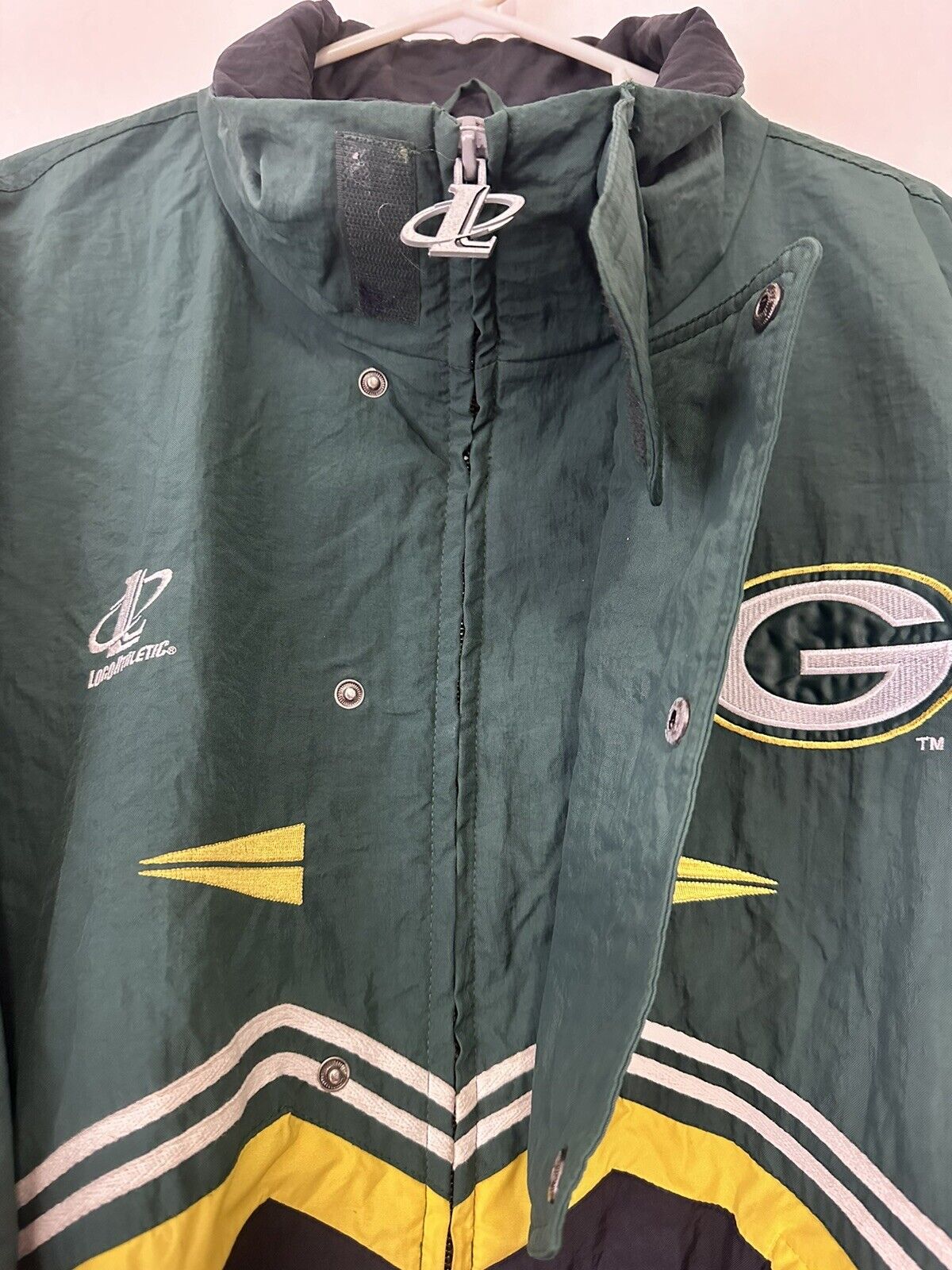 Vintage 1990s Green Bay Packers NFL Pro Line Puffer Jacket - XL Authentic Team Gear - TreasuTiques