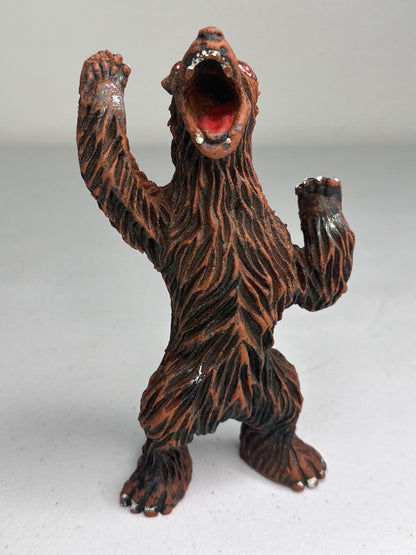 Rare 1970s Imperial Rubber Grizzly Bear Toy - Iconic Vintage Horror Collectible - TreasuTiques